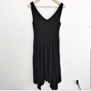 Sundance lightweight black midi sleeveless  summer dress size S